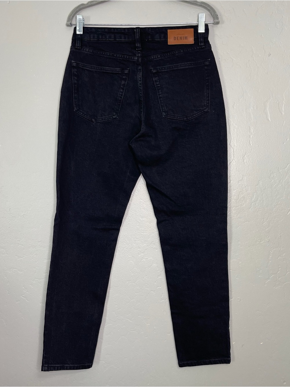 Sezane Denim Womens Straight Fit Cropped Black Jeans Sz 29 - Picture 6 of 6